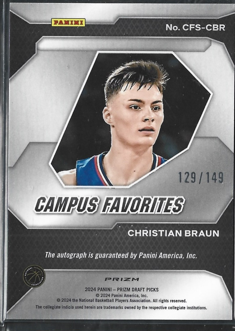 Christian Braun Campus Favorites Blue Cracked Ice /75