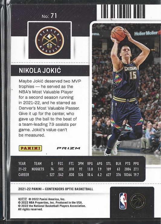 Nikola Jokic Season Ticket