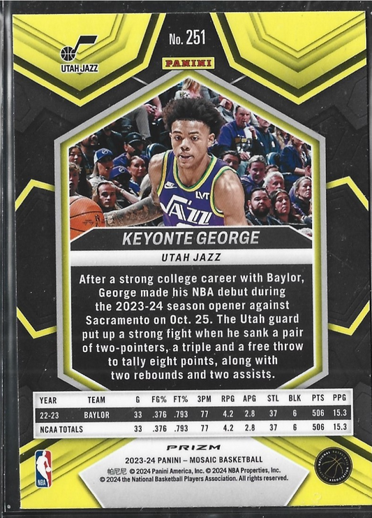 Keyonte George NBA Debut Scope