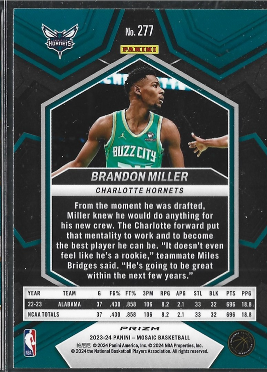 Brandon Miller City Edition Silver Mosaic