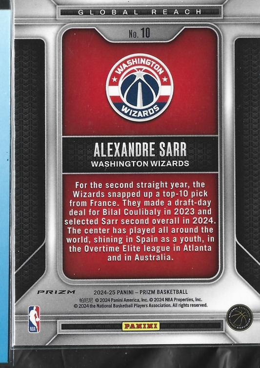 Alexandre Sarr Global Reach Silver