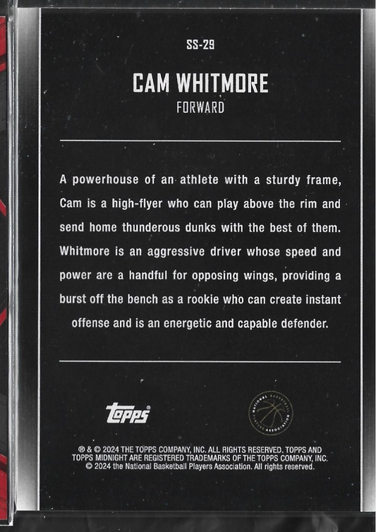 Cam Whitmore Midnight Star Studded /75