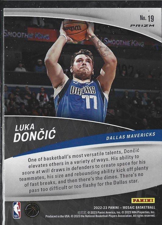 Luka Doncic Elevate Silver Mosaic