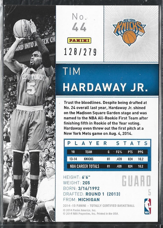 Tim Hardaway Totally Certified /279