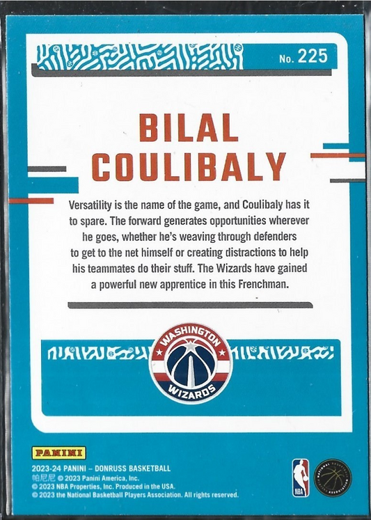 Bilal Coulibaly Donruss Infinite