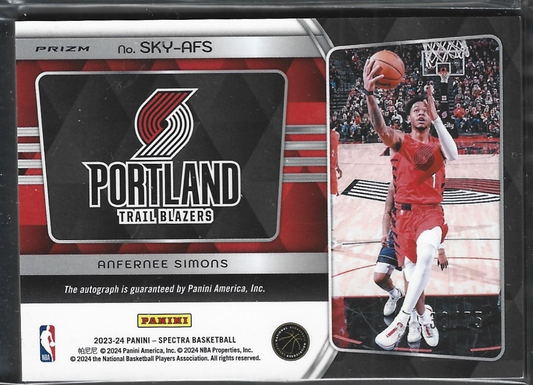 Anfernee Simons Sky High Auto /75