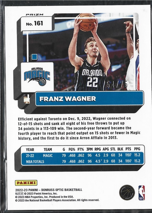 Franz Wagner Optic Red Disco /75