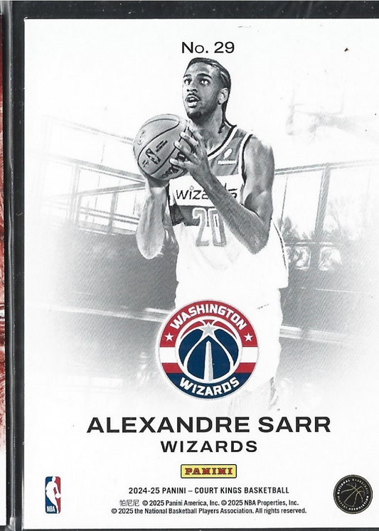 Alexandre Sarr Works in Progress