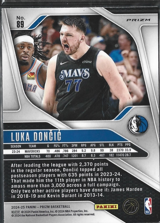 Luka Doncic Prizm Pink Cracked Ice
