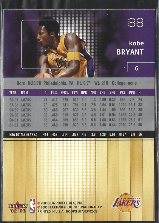 Kobe Bryant Hoops Stars