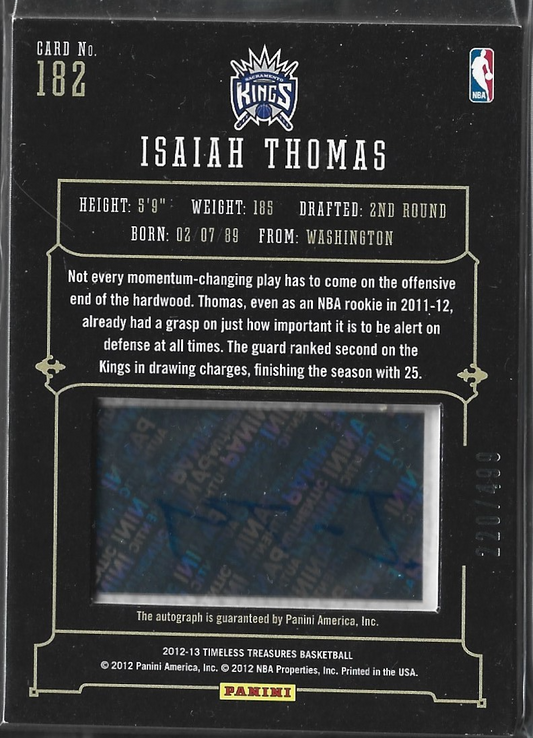 Isaiah Thomas Glass Rookie /499