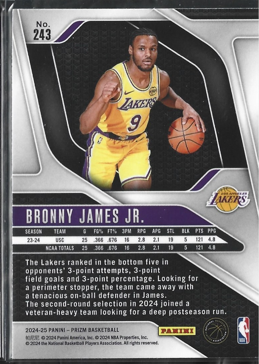 Bronny James Jr. Prizm RC
