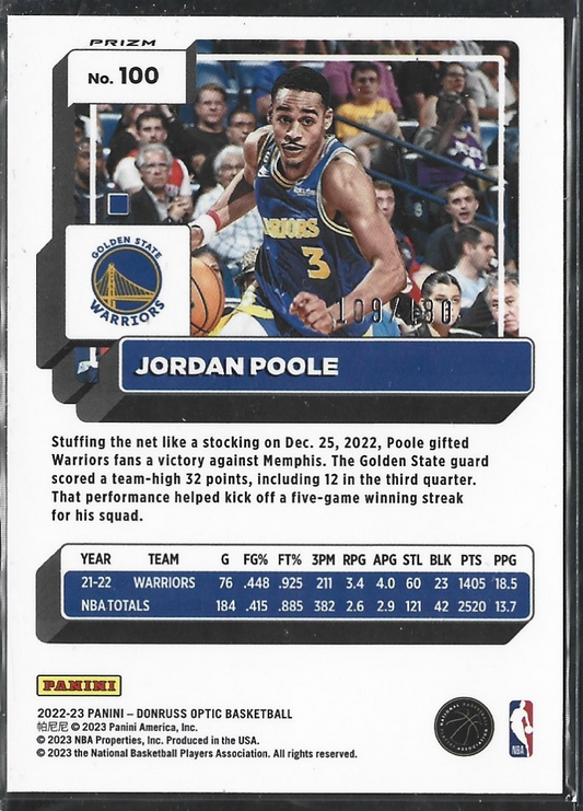 Jordan Poole Optic Blue Sparkle /180