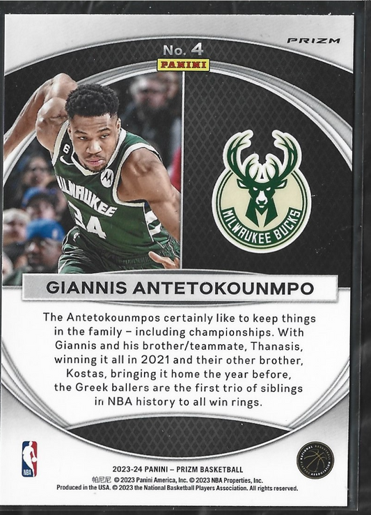 Giannis Antetokounmpo Global Reach Silver