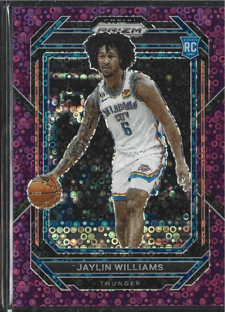 Jaylin Williams Prizm Purple Disco /75