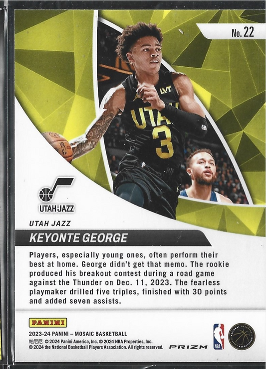 Keyonte George Elevate Silver Mosaic