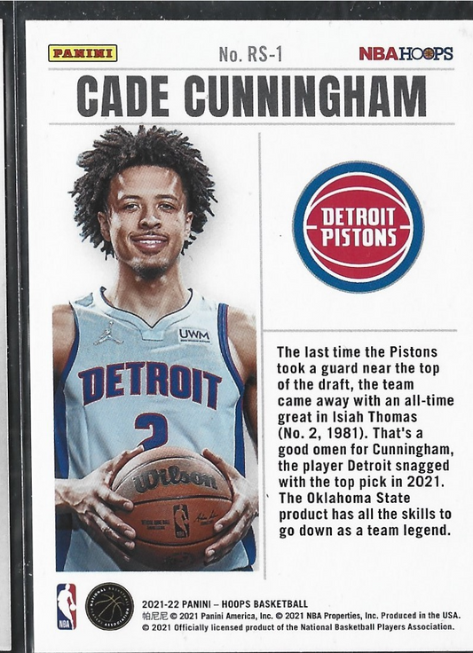 Cade Cunningham Rookie Special