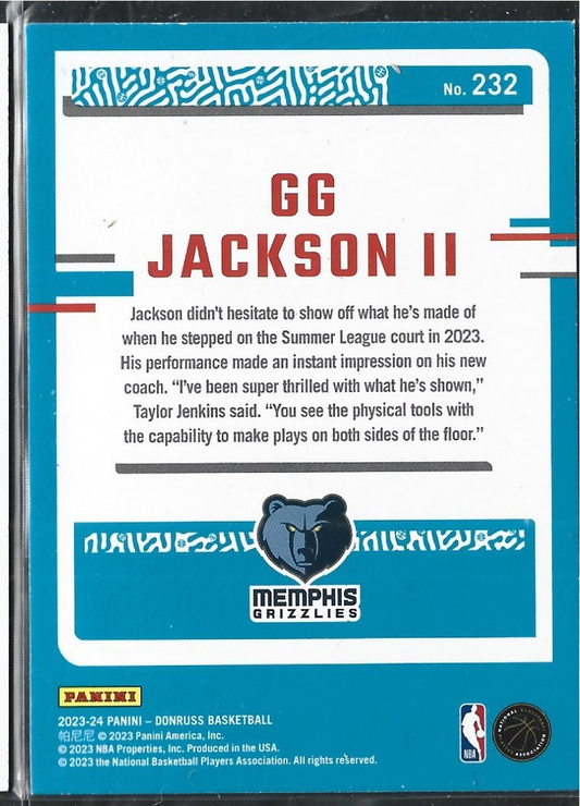 GG Jackson II Donruss Hyper Red