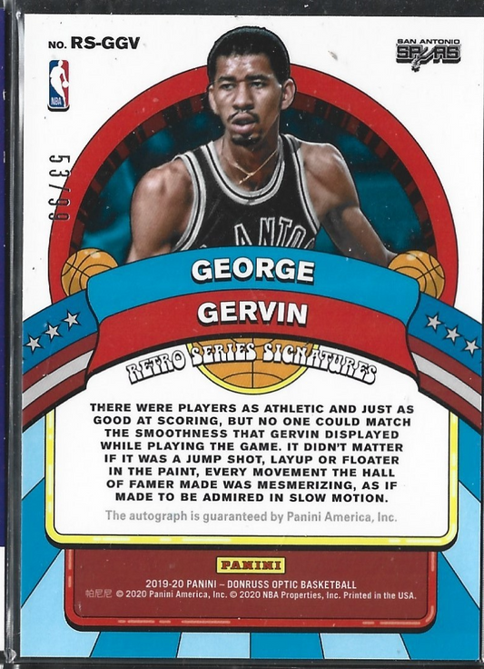 George Gervin Retro Series Signatures /99