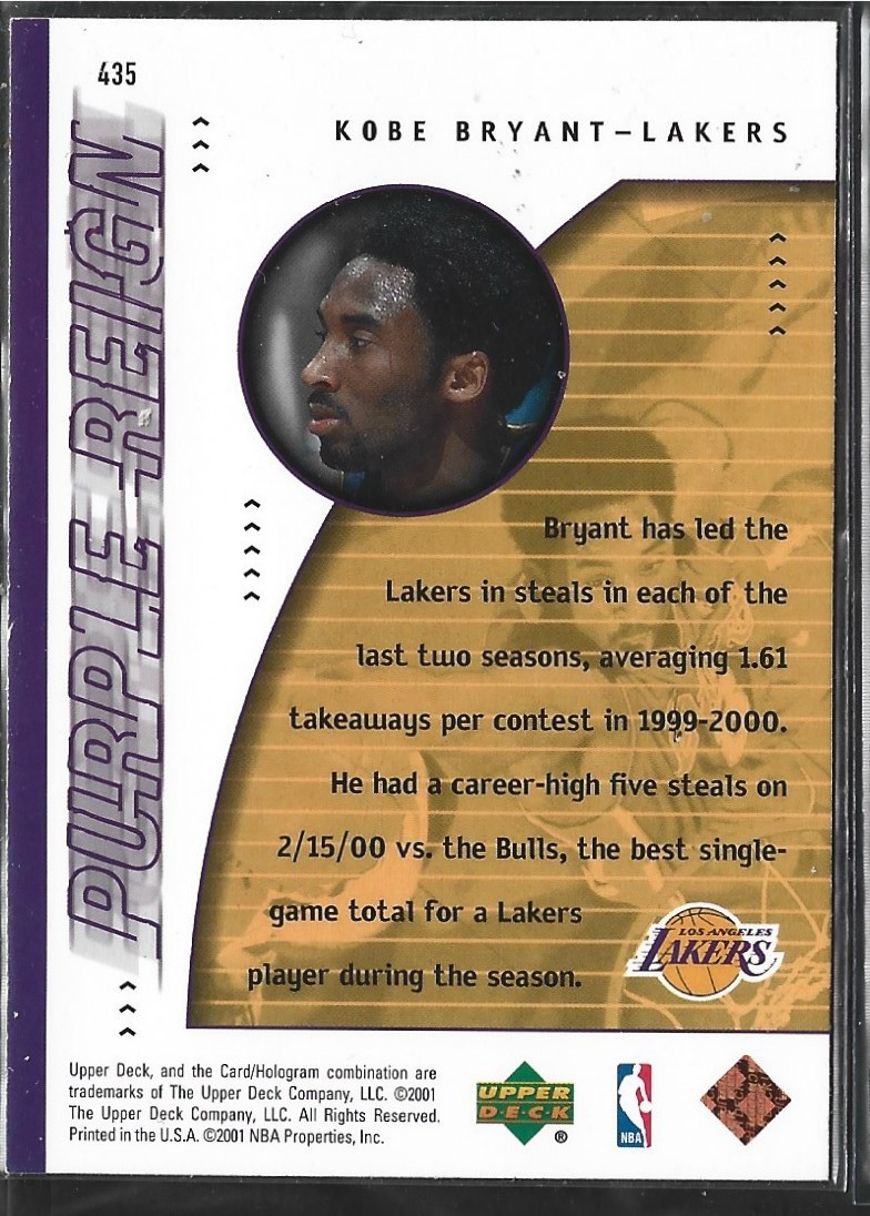 Kobe Bryant Purple Reign #435