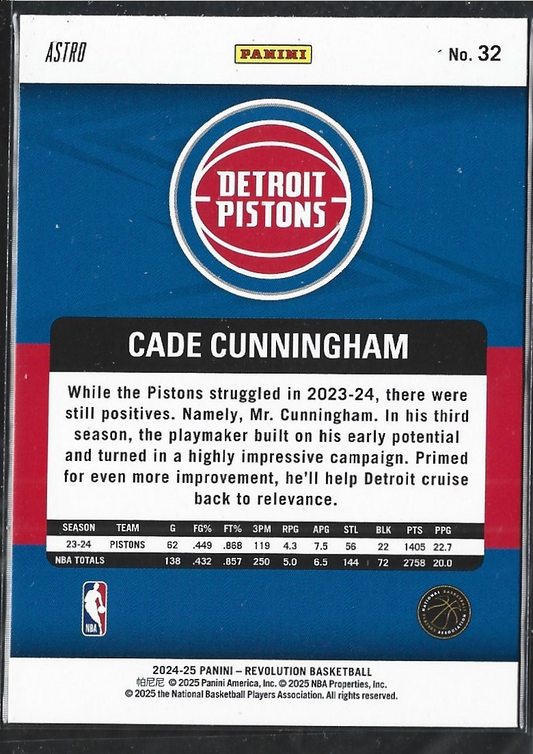 Cade Cunningham Revolution Astro