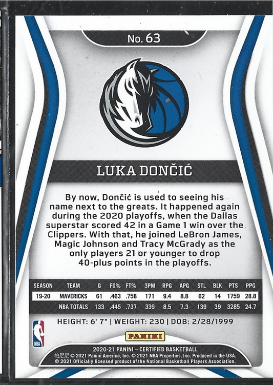 Luka Doncic Certified Red