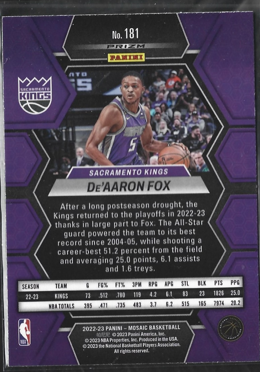 De'Aaron Fox Mosaic Disco
