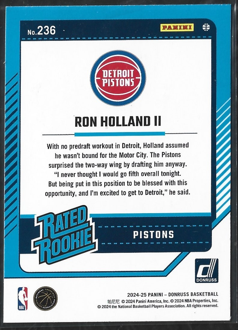 Ron Holland II Donruss Infinite