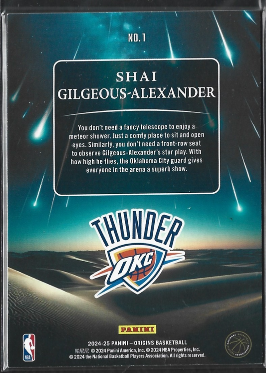 Shai Gilgeous-Alexander Meteor Shower