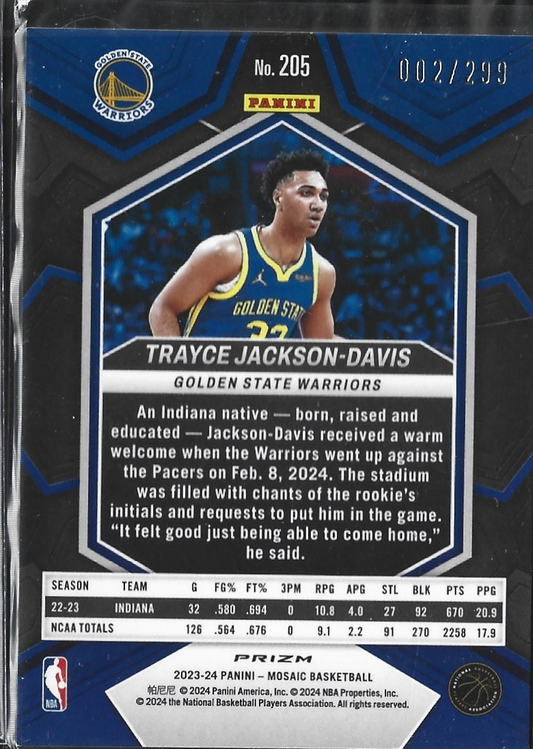 Trayce Jackson-Davis Mosaic Red Seismic /299