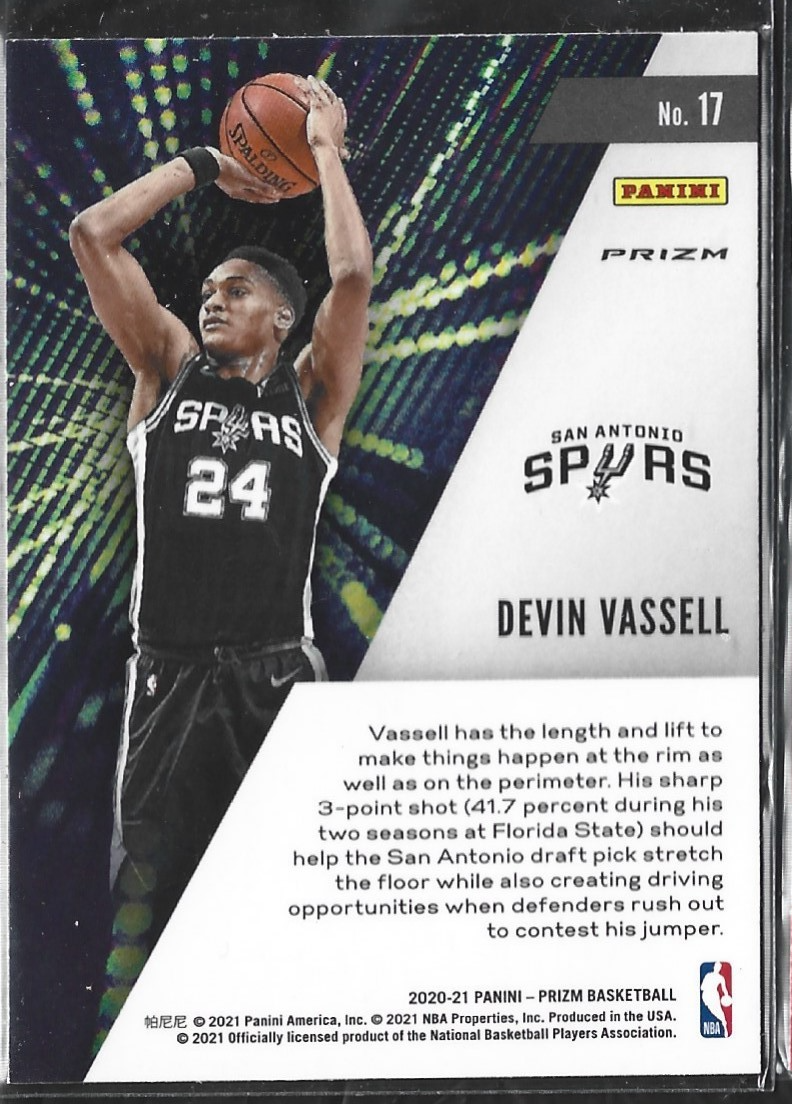 Devin Vassell Instant Impact Silver