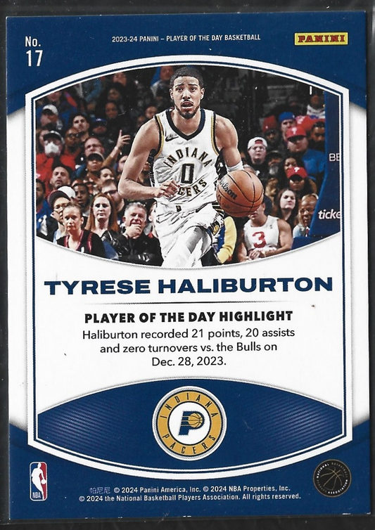 Tyrese Haliburton Player of the Day /99