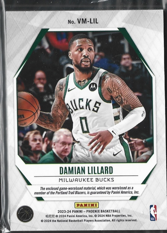 Damian Lillard Phoenix Game-Used