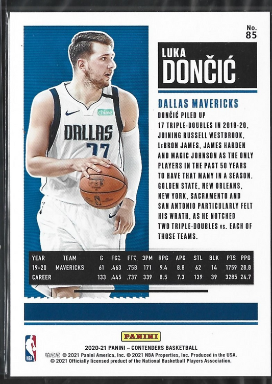 Luka Doncic Playoff Ticket /249