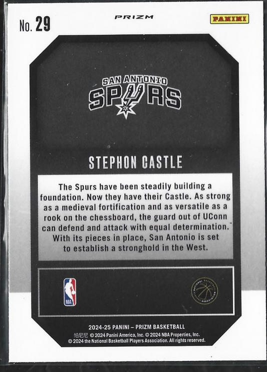 Stephon Castle Prizm Red Cracked Ice