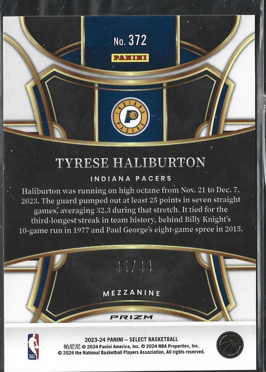 Tyrese Haliburton Mezzanine Blue Flash /99