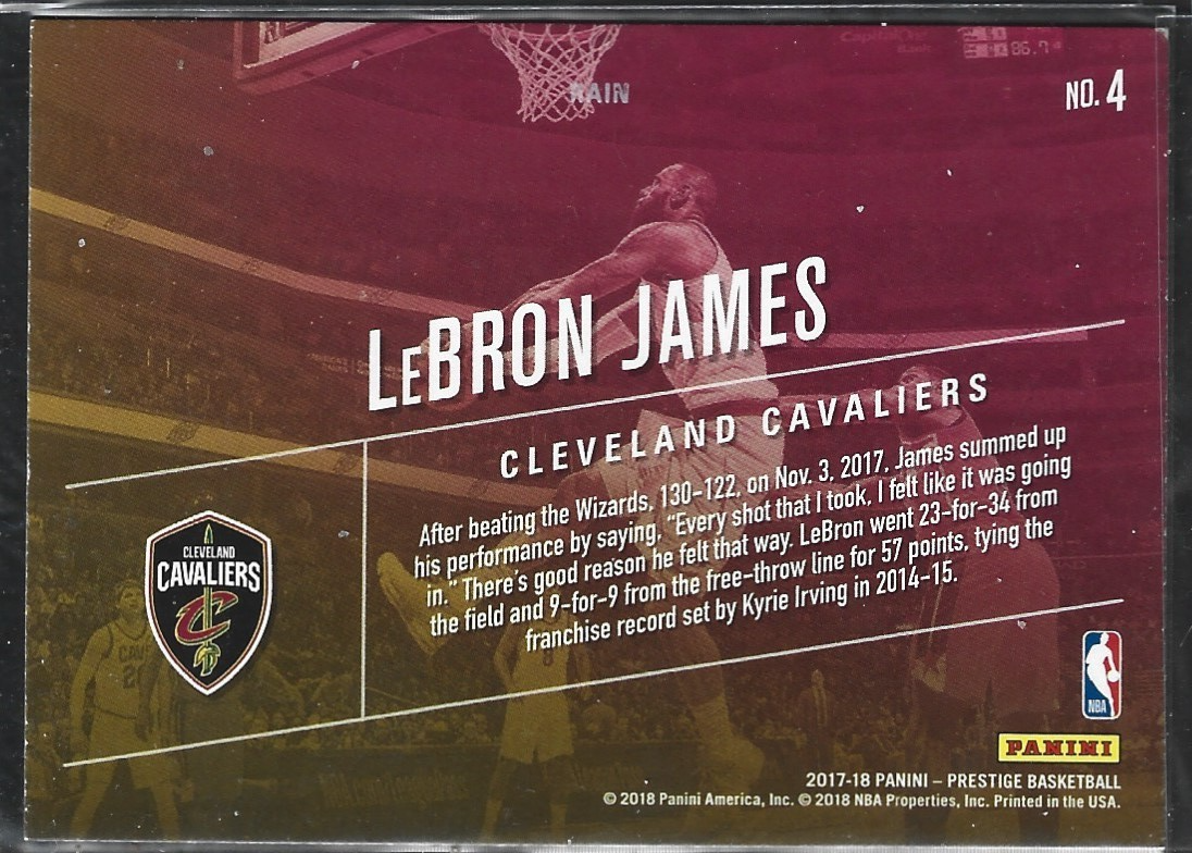 Lebron James Prestige Highlight Reel Rain