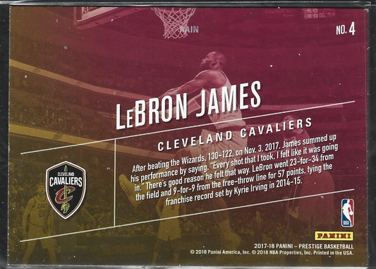 Lebron James Prestige Highlight Reel Rain