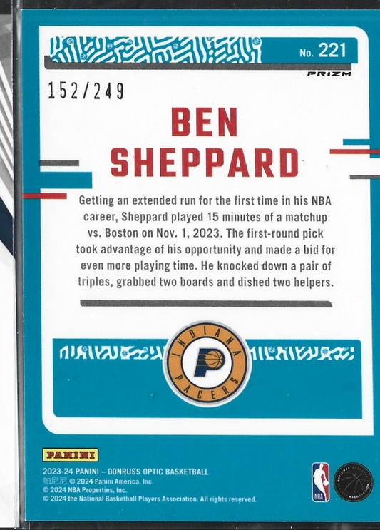Ben Sheppard Optic Blue /249