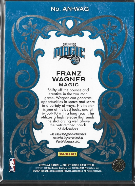 Franz Wagner Art Nouveau Game-used