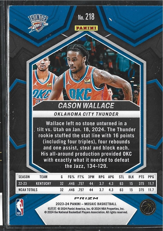 Cason Wallace Mosaic Silver