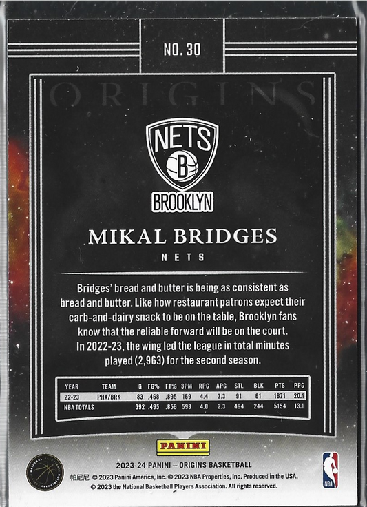 Mikal Bridges Origins