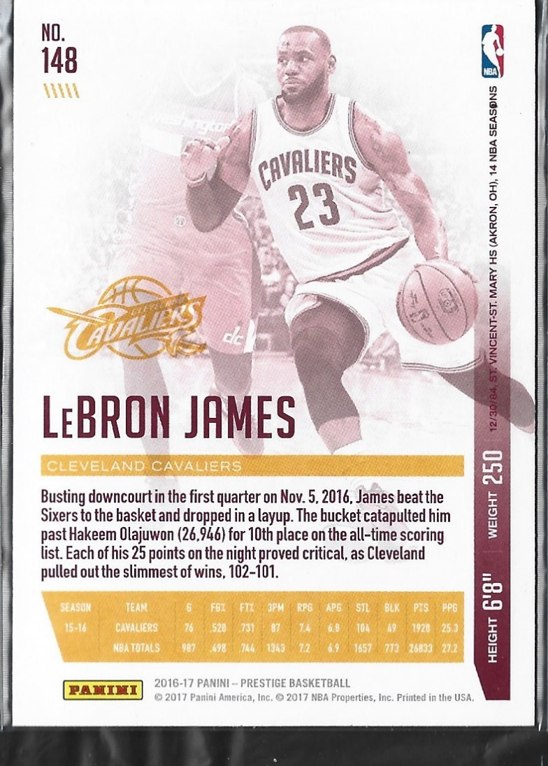 Lebron James Prestige