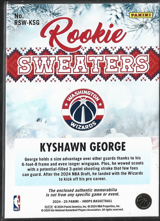 Kyshawn George Rookie Sweaters