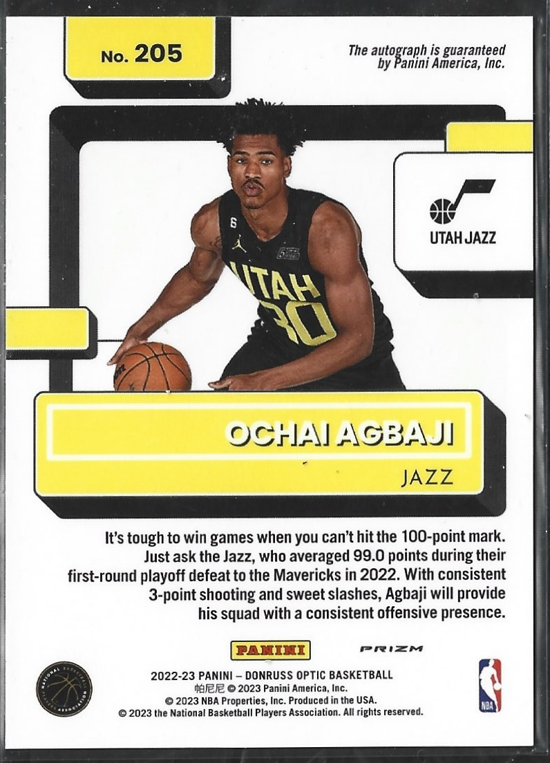 Ochai Agbaji Optic Auto Silver