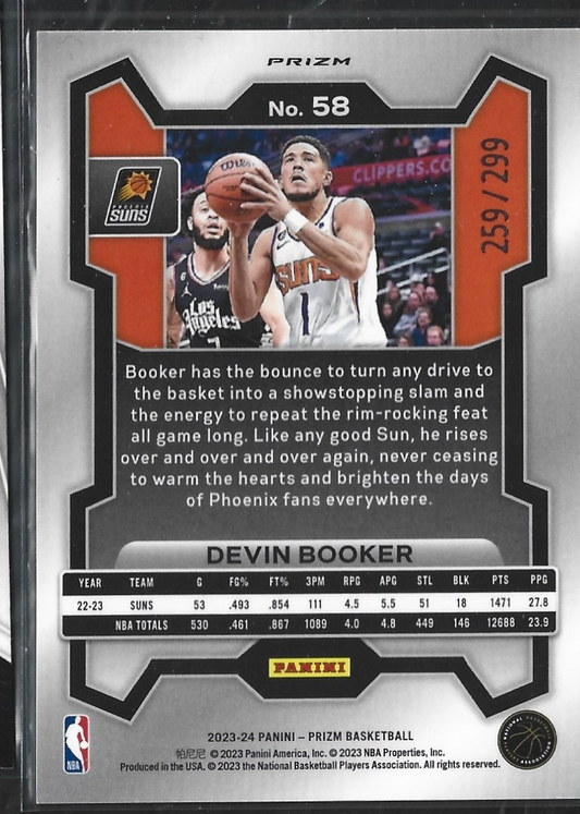 Devin Booker Prizm Red Pulsar /299