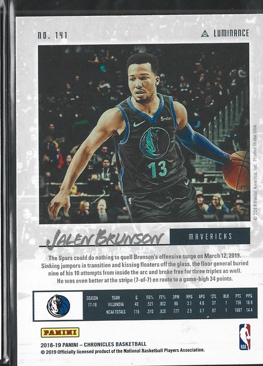 Jalen Brunson Luminance RC