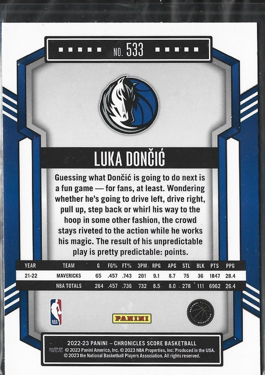 Luka Doncic Score Pink