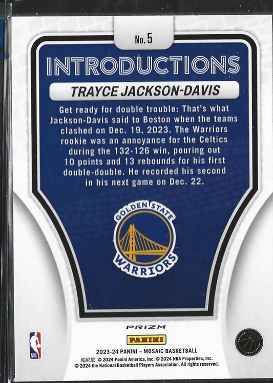 Trayce Jackson-Davis Introductions Disco