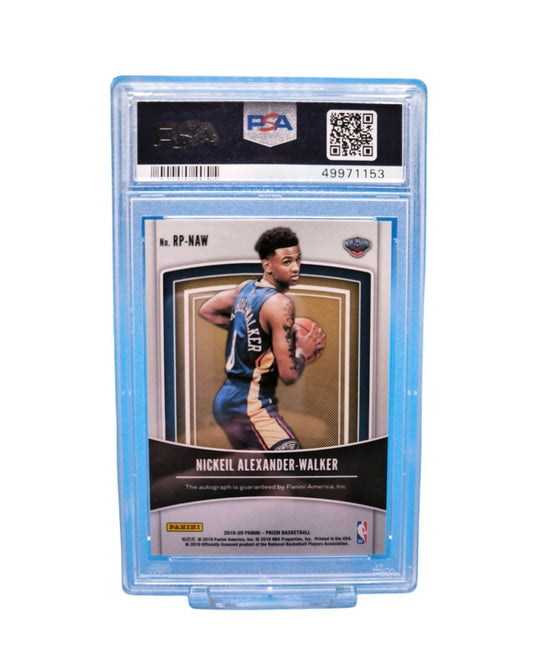 Nickeil Alexander-Walker Prizm Rookie Penmanship PSA 9